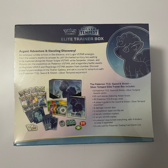 Pokemon TCG Elite Trainer Box - Silver Tempest SWSH12 - Picture 2 of 2